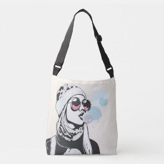 Bubble Daydream Girl Modern Art Tote Bag