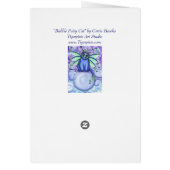 Bubble Fairy Cat Fantasy Art Card (Back)