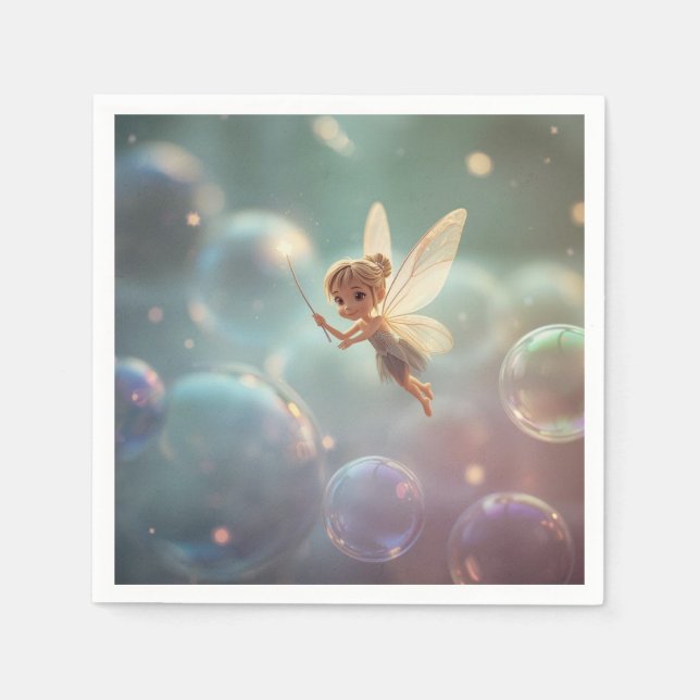 Bubble Fairy Napkins (Front)