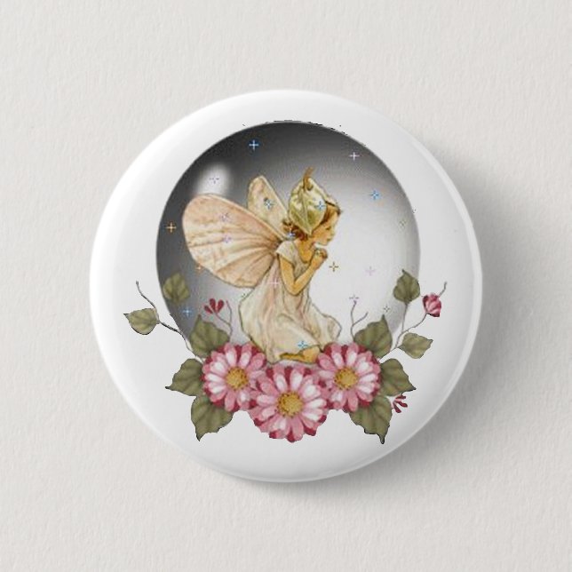 Bubble Fairy Pinback Button (Front)