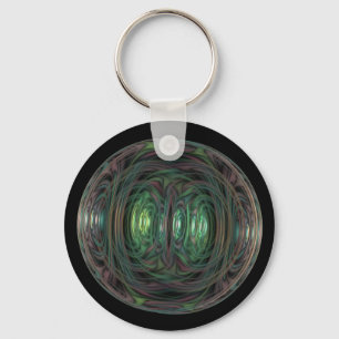 bubble fractal keychain