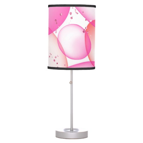 Bubble Glitter Background  Table Lamp