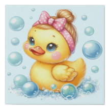 Bubble Glow Rubber Duck