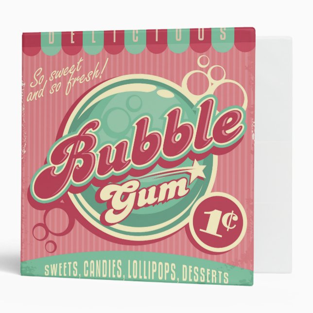 Bubble Gum Binder (Front/Inside)