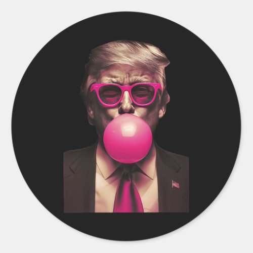 Bubble Gum  Classic Round Sticker