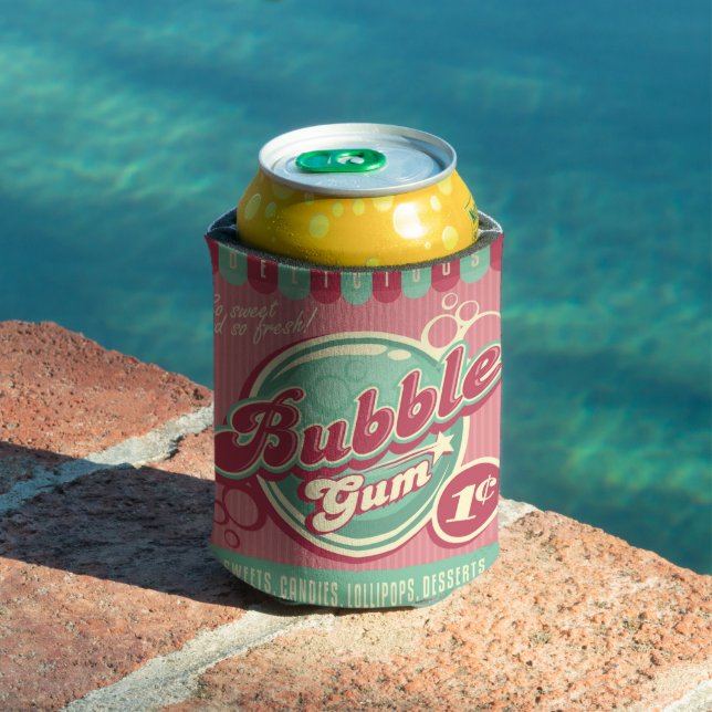 Bubble Gum Cozy Can Cooler (In Situ Pool)