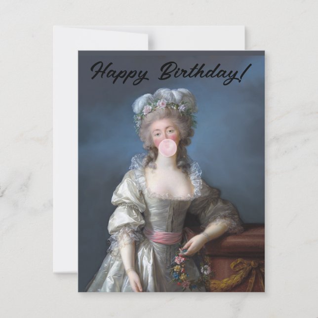 Bubble gum diva du Barry Happy Birthday (Front)