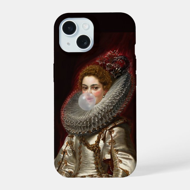 Bubble gum Diva Marchesa Iphone Case (Back)