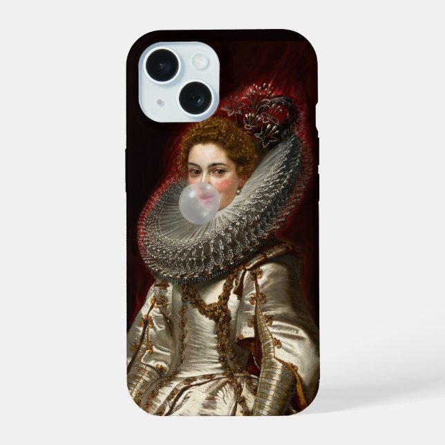 Bubble gum Diva Marchesa Iphone Case (Back)