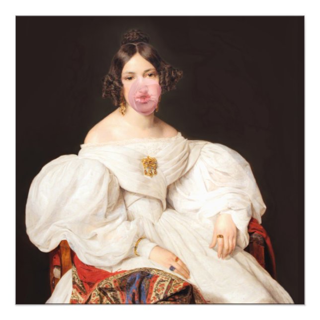 Bubble Gum Diva Photo Print (Front)