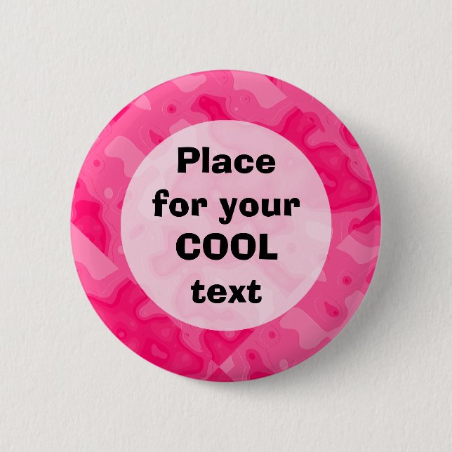 Bubble Gum Factory Accident Template (round) Pinback Button (Front)