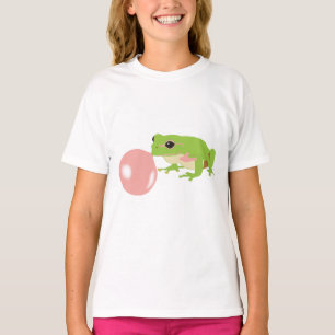 Bubble Gum Frog Blowing Bubble T-Shirt