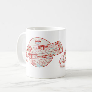 Bubble gum funny tuna fish flavour coffee mug