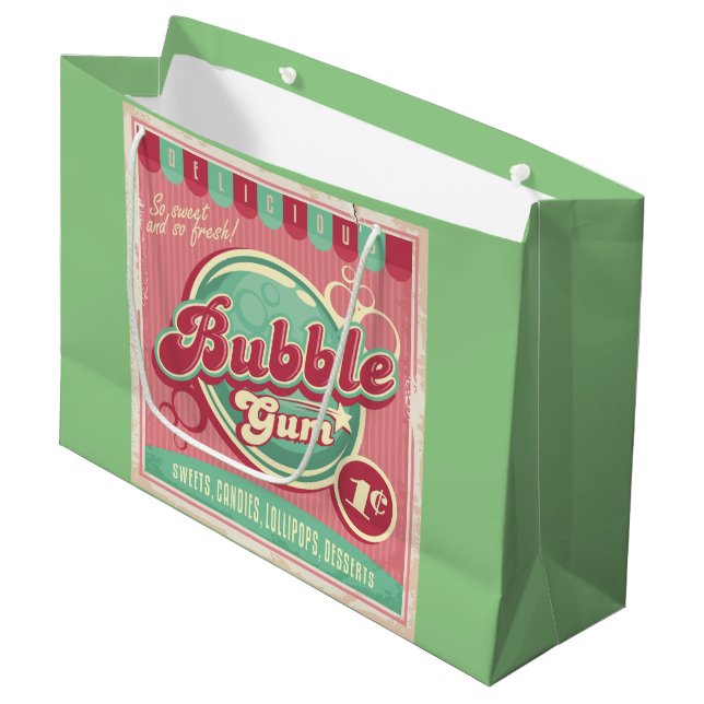 Bubble Gum Gift Bags (Front Angled)