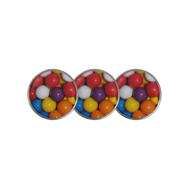 Bubble Gum  Golf Ball Marker (3 Up)