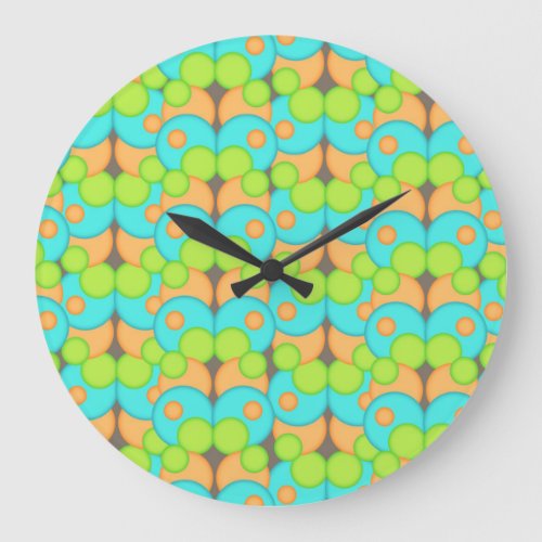 Bubble Gum Large Clock