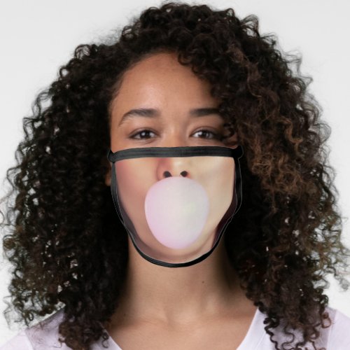 Bubble Gum Lips _ Funny _ Cool Face Mask