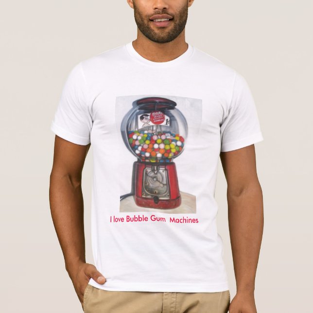 Bubble Gum Machine Art T-Shirt (Front)