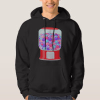 Bubble Gum Machine Gumball Machine Rainbow ON BACK