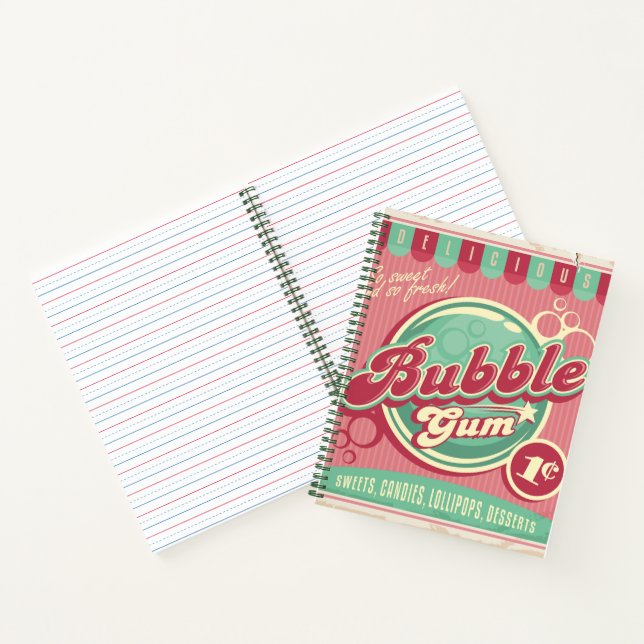 Bubble Gum Notebook (Inside)