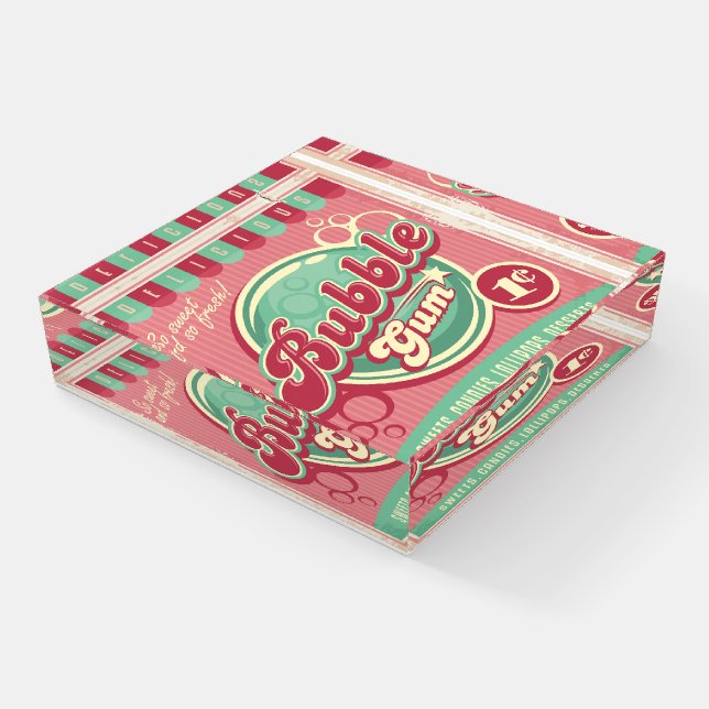 Bubble Gum Paperweight (Angled)