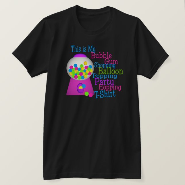 Bubble Gum Party T-Shirt (Design Front)