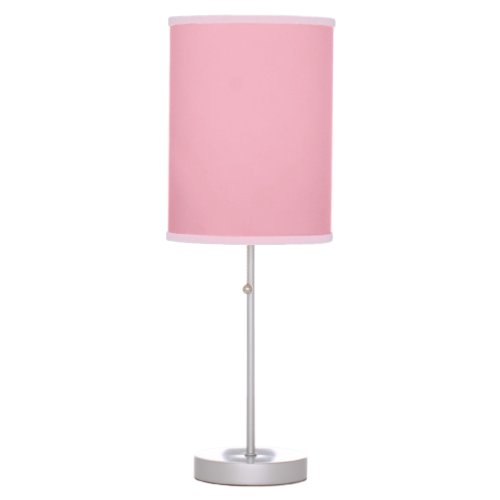 Bubble Gum Pink Solid Color Table Lamp