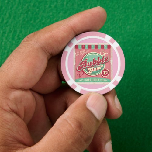 Bubble Gum Poker Chips