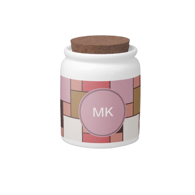 Bubble Gum Sorbet Candy Jar (Front)