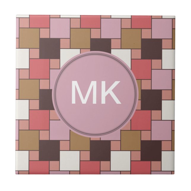 Bubble Gum Sorbet Ceramic Tile (Front)