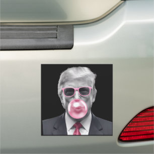 Bubble Gum Trump Donald Trump 2024 Vote for Trump  Car Magnet