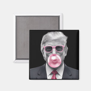 Bubble Gum Trump Donald Trump 2024 Vote for Trump  Magnet