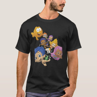 Bubble Guppies Full Cast Swimming Portrait Essent T-Shirt