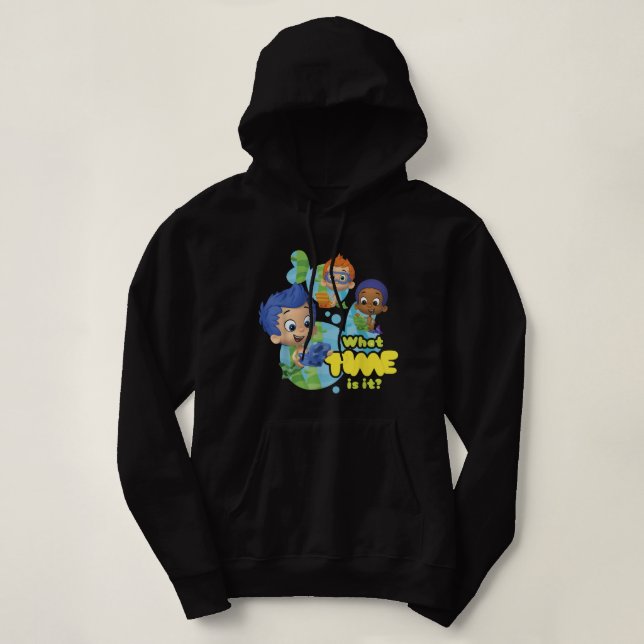 Bubble Guppies What Time Is It Group Shot Hoodie (Design Front)