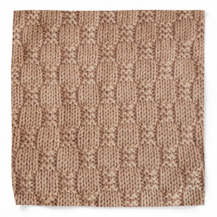 Bubble Knit Stitch Pattern by Shirley Taylor Bandana