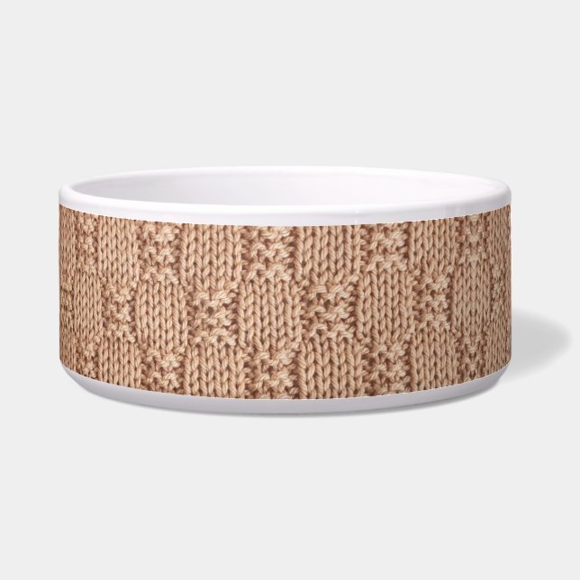 Bubble Knit Stitch Pattern by Shirley Taylor Bowl (Front)