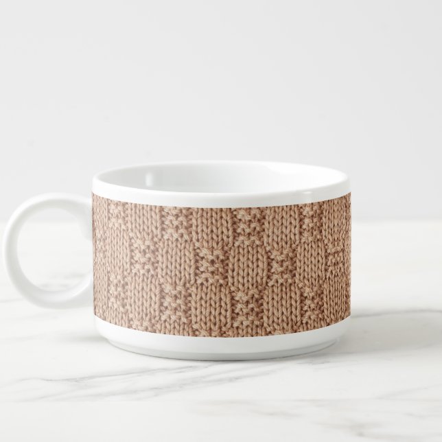 Bubble Knit Stitch Pattern by Shirley Taylor Bowl (Right)