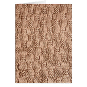 Bubble Knit Stitch Pattern by Shirley Taylor Cards
