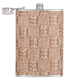 Bubble Knit Stitch Pattern by Shirley Taylor Flask