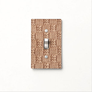 Bubble Knit Stitch Pattern by Shirley Taylor Light Switch Cover