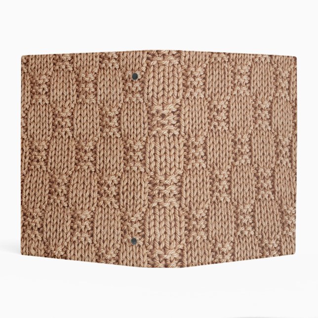 Bubble Knit Stitch Pattern by Shirley Taylor Mini Binder (Background)
