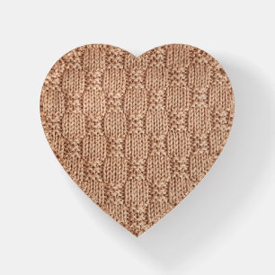 Bubble Knit Stitch Pattern by Shirley Taylor Paperweight