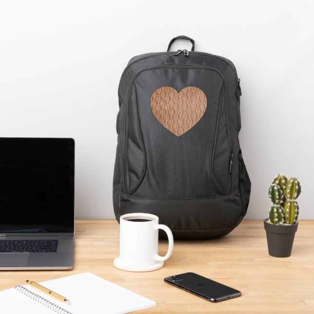 Bubble Knit Stitch Pattern by Shirley Taylor Port Authority® Backpack (Insitu)