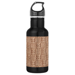 Bubble Knit Stitch Pattern by Shirley Taylor Stainless Steel Water Bottle