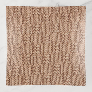 Bubble Knit Stitch Pattern by Shirley Taylor Trinket Tray