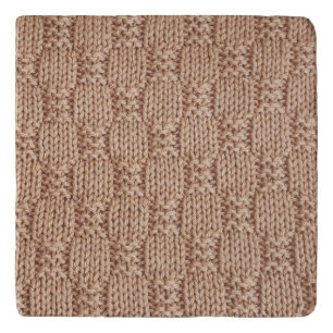 Bubble Knit Stitch Pattern by Shirley Taylor Trivet