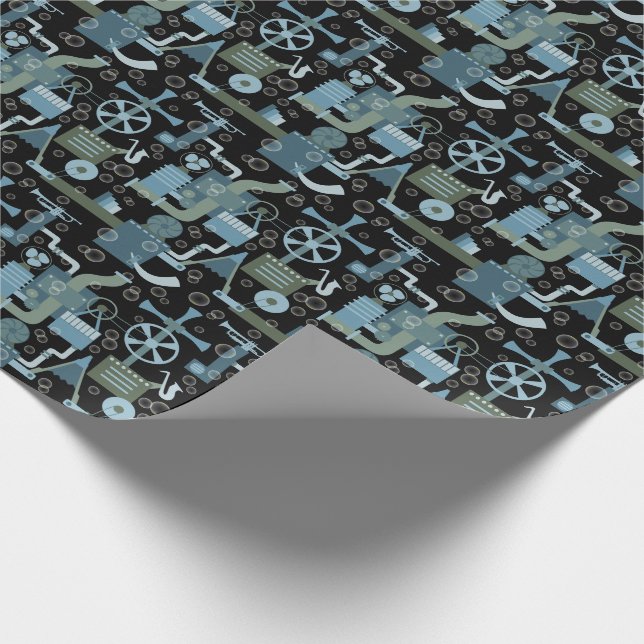 Bubble Machine Wrapping Paper (Corner)