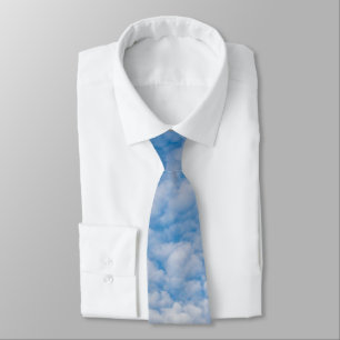 Bubble Mammatus Clouds Blue Sky Nature Photography Neck Tie