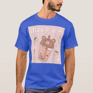 Bubble Milk Tea Boba Cute Bear Kawaii T-Shirt