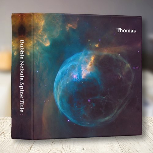 Bubble Nebula Outer Space 3 Ring Binder
